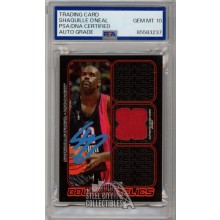 Shaquille O'Neal 2006-07 Bowman Autograph Jersey Card #BR-SQ PSA/DNA 10 (Blue)