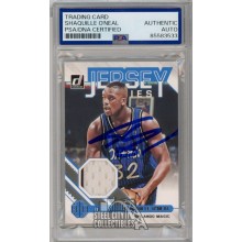 Shaquille O'Neal 2020-21 Donruss Autograph Jersey Card #JS-SON PSA/DNA
