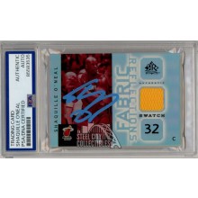 Shaquille O'Neal 2005-06 UD Reflections Auto Jersey Card #FR-SO PSA/DNA (Blue)