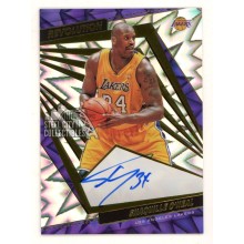 Shaquille O'Neal 2021-22 Panini Revolution Fractal Autograph Card #AG-SON 63/100