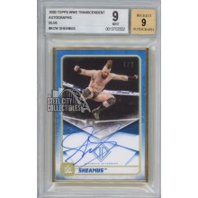 Sheamus 2020 Topps WWE Transcendent Blue Autograph Card #A-CW 4/5 BGS 9