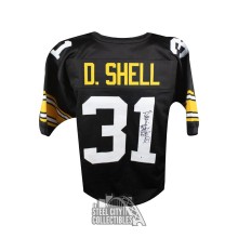 Donnie Shell HOF 20 Autographed Pittsburgh Custom Black Football Jersey - BAS (D Shell)