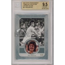 Pam Shriver 2020 Topps Transcendent VIP Silver Card #31 5/5 BGS 9.5 Gem Mint