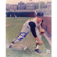 Tommie Sisk Autographed Pittsburgh Pirates 8x10 Photo - BAS