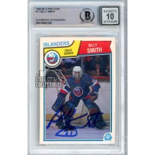 Billy Smith 1983-84 O Pee Chee Autograph Card #17 BAS 10