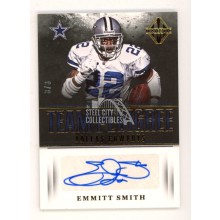 Emmitt Smith 2017 Panini Majestic Team Pedigree Autograph Card #DC-ES 3/3