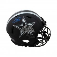 Emmitt Smith Autographed Cowboys Eclipse Proline Full-Size Football Helmet - BAS COA
