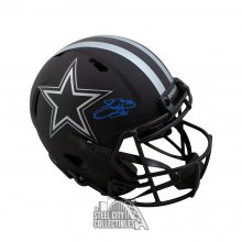 Emmitt Smith Autographed Dallas Cowboys Eclipse Authentic Full-Size Football Helmet - BAS COA