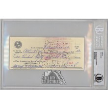 Sam Snead Autographed Check - BAS