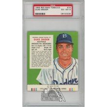 Edwin Duke Snider 1955 Red Man Oversize Card #19 PSA 6 EX-MT