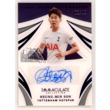 Heung-Min Son 2021 Panini Immaculate Autograph Card #IA-HMS 02/49