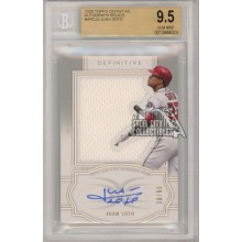 Juan Soto 2020 Topps Definitive Autograph Jersey Card #ARC-JS 30/50 BGS 9.5 Gem