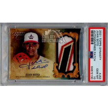 Juan Soto 2021 Topps Dynasty Autograph Patch Card #DAP-JS3 04/10 PSA 10 Gem Mint