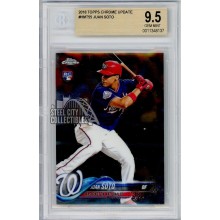 Juan Soto 2018 Topps Chrome Update Rookie CArd #HMT55 BGS 9.5 Gem Mint