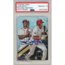 Juan Soto 2019 Topps Gold Label Baseball Autograph Card #66 PSA/DNA 10