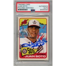 Juan Soto 2021 Topps Project 70 Autograph Card #161 PSA/DNA