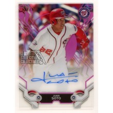 Juan Soto 2019 Topps High Tek Pink Autograph Card #HTA-JSO 60/75