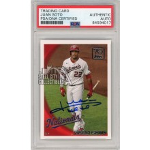 Juan Soto 2021 Topps Baseball Autograph Card #70YT-60 PSA/DNA