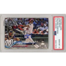 Juan Soto 2018 Topps Update Baseball Debut Autograph Rookie Card #US104 PSA/DNA 10