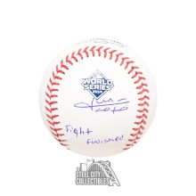 Juan Soto Fight Finished Autographed Official 2019 World Series Baseball - BAS COA