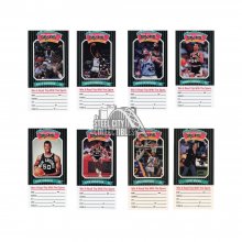 1989 San Antonio Spurs Diamond Shamrock 8 Card Set