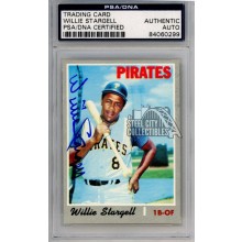 Willie Stargell 1970 Topps Autograph Card #470 PSA/DNA