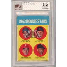 Willie Stargell 1963 Topps Rookie Card #553 BVG 5.5 Excellent+