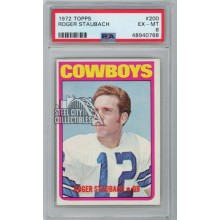 Roger Staubach 1972 Topps Rookie Card #200 PSA 6 EX-MT (768)