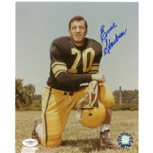 Ernie Stautner Autographed Pittsburgh Steelers 8x10 Photo - JSA COA (Blue Ink, Signed Over Shoulder)