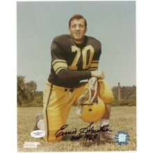 Ernie Stautner HOF 1969 Autographed Pittsburgh Steelers 8x10 Photo - JSA COA (Black Ink, Signed on Bottom of Photo)