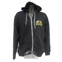 Steel City Collectibles Men's Black Hooded Fleece Jacket