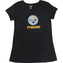 Pittsburgh Steelers Reebok NFL Women's Maternity V-Neck T-Shirt