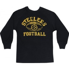 Pittsburgh Steelers Reebok NFL Vintage Youth Black Thermal Shirt