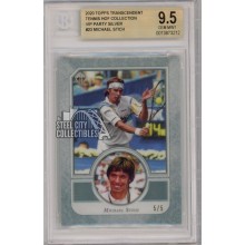 Michael Stich 2020 Topps Transcendent VIP Silver Card #23 5/5 BGS 9.5 Gem Mint