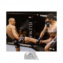 Georges St-Pierre Autographed 16x20 Photo - PSA/DNA (Silver Ink)