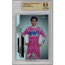 Lance Stroll 2020 Topps Chrome Formula 1 Refractor Card #14 BGS 9.5 Gem Mint