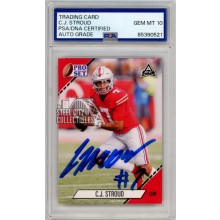 CJ Stroud 2023 Pro Set Autograph Rookie Card #2 PSA/DNA 10