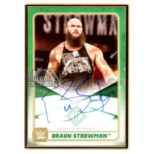 Braun Strowman 2020 Topps Transcendent Green Autograph Card #A-BR 12/15