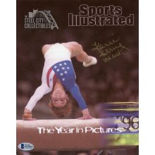 Kerri Strug USA Gold Autographed Sports Illustrated 8x10 Photo - BAS COA
