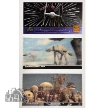 1997 Topps Star Wars 20th Anniversary Magazine 3-Card Promo Set - 3Di, Laser, and Multi-Motion