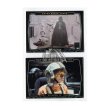 2007 Topps Star Wars 30th Anniversary P1 & P2 promo 2-card lot