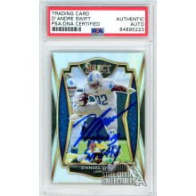 D'Andre Swift 2020 Panini Select Silver "Moving Swiftly" Autograph Rookie Card #151 PSA/DNA