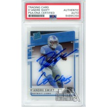 D'Andre Swift 2020 Panini Clearly Donruss "Go Lions" Autograph Rookie Card #RR-DS PSA/DNA