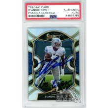 D'Andre Swift 2020 Panini Select Silver "Go Lions" Autograph Rookie Card #51 PSA/DNA