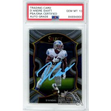 D'Andre Swift 2020 Panini Select Football Autograph Rookie Card #51 PSA/DNA 10 (Light Blue)