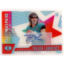 Trevor Lawrence 2021 Panini Illusions Shining Stars Autograph Rookie Card #SS-11 06/10