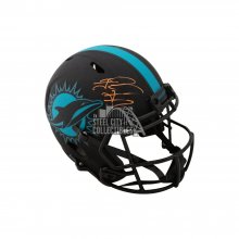 Tua Tagovailoa Autographed Dolphins Eclipse Replica Full-Size Football Helmet - Fanatics (Orange Ink)