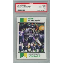Fran Tarkenton 1973 Topps Football Card #60 PSA 8 NM-MT