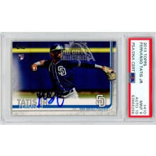 Fernando Tatis Jr 2019 Topps Autographed Rookie Card #410 PSA 9 PSA/DNA 10