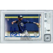 Fernando Tatis Jr 2019 Topps Autographed Rookie Card #410 BGS 9 BAS 10